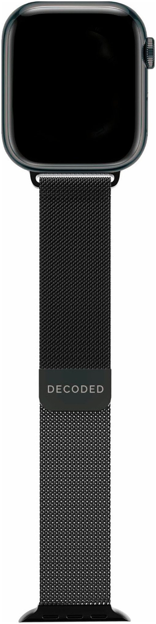 DECODED Smartwatch-Armband Milanaise Traction Strap Black 38/40/41/42mm günstig online kaufen