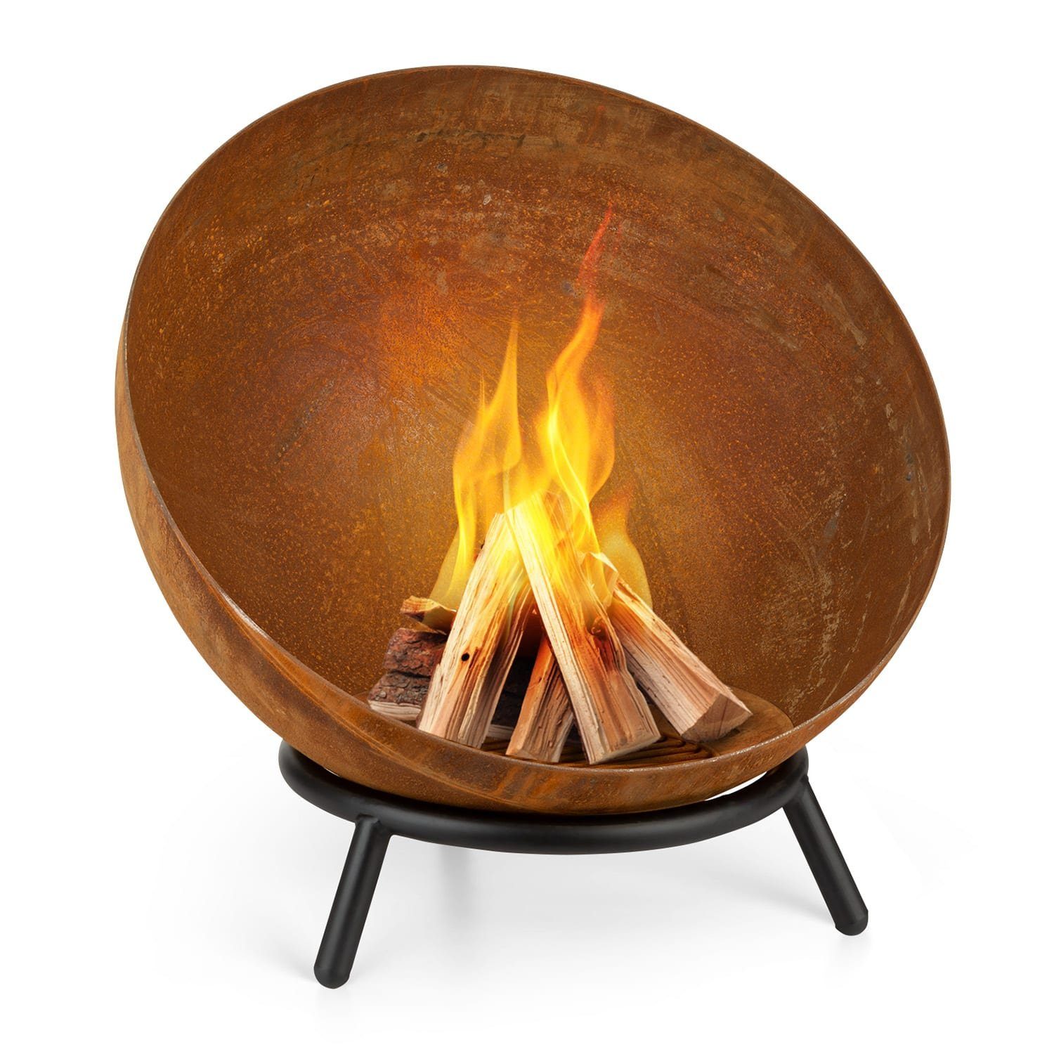 blumfeldt Feuerschale »Fireball Rust Feuerschale 60 cm Ø kippbare Rost