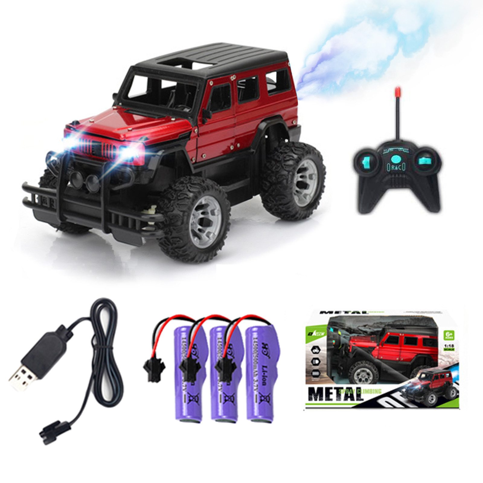 Esun RC-Auto Ferngesteuertes Auto ab 3 5 6 8 jahre, Rc Auto mit Sprühnebel, günstig online kaufen