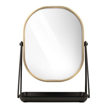 Navaris Kosmetikspiegel Tischspiegel mit Schmuckaufbewahrung zum Schminken/Frisieren (1-St)
