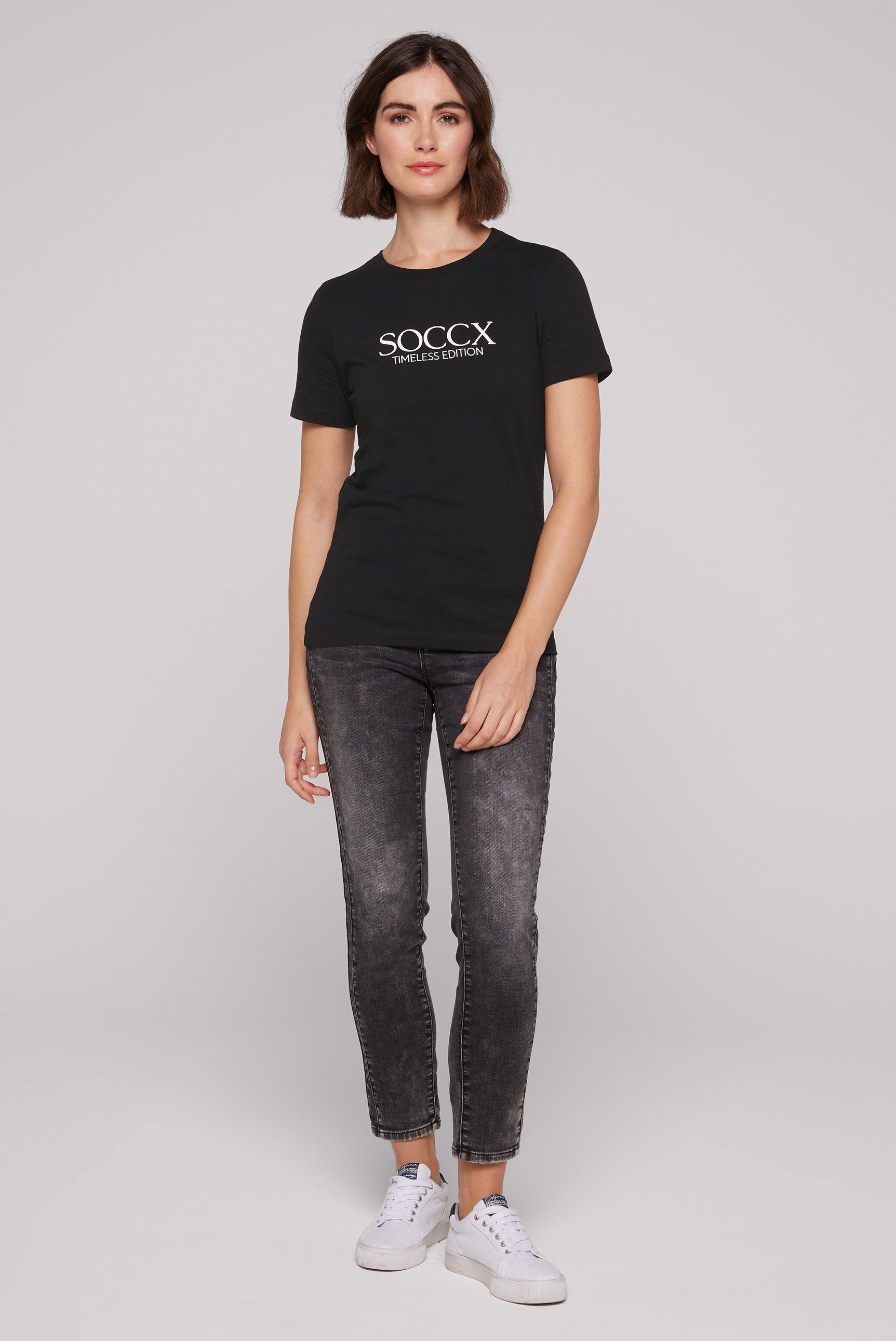 SOCCX Rundhalsshirt aus Baumwolle