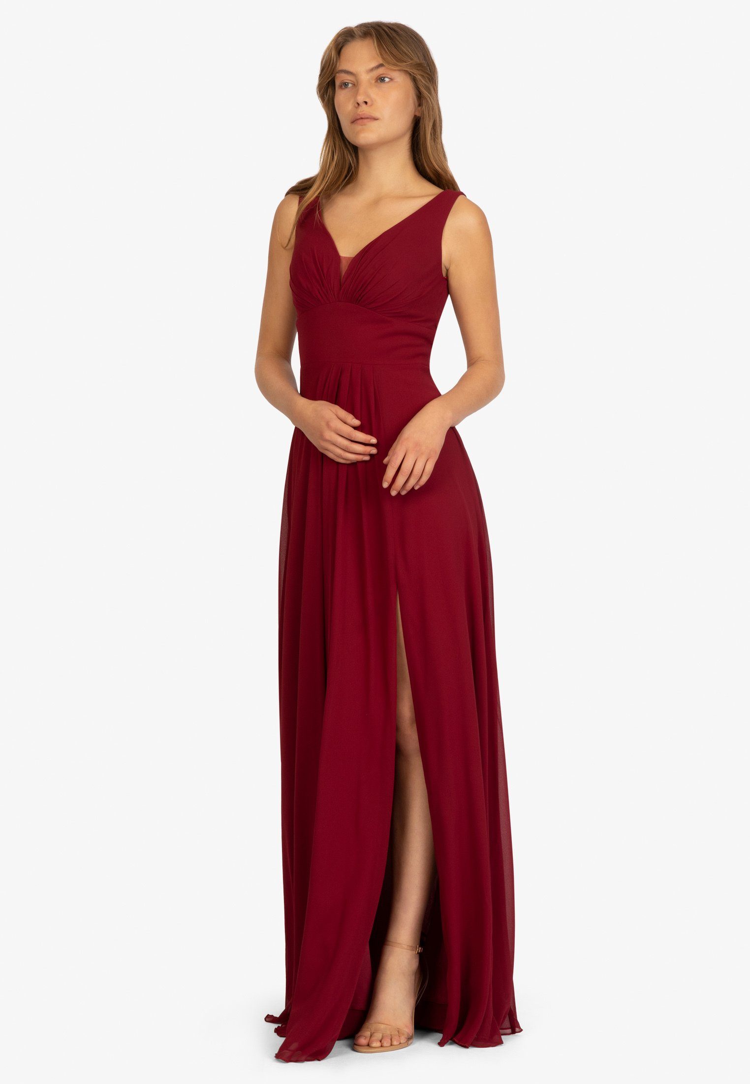 Damen Elegantes Abend-Midikleid mit Schlitz main image 0