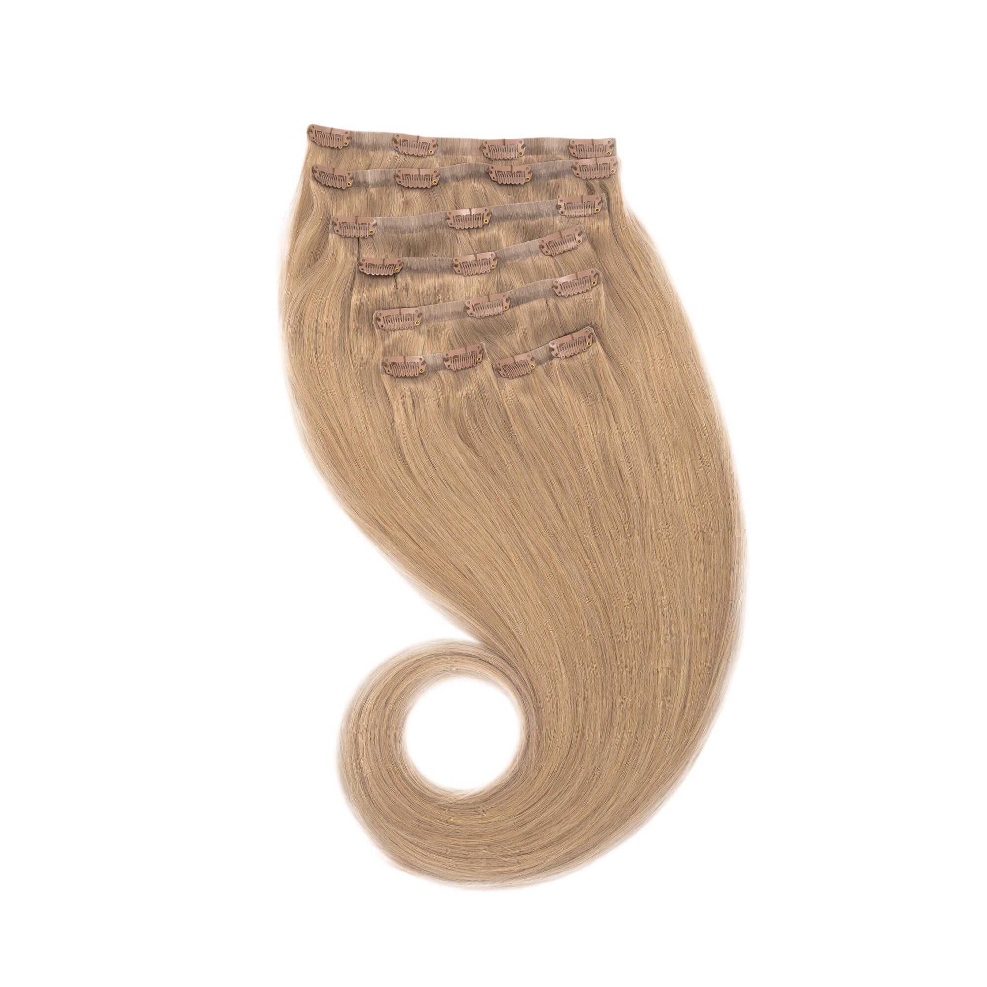 hell-aschbraun Clip-in-Extensions Extend nahtlos Echthaar-Extension #08 Global