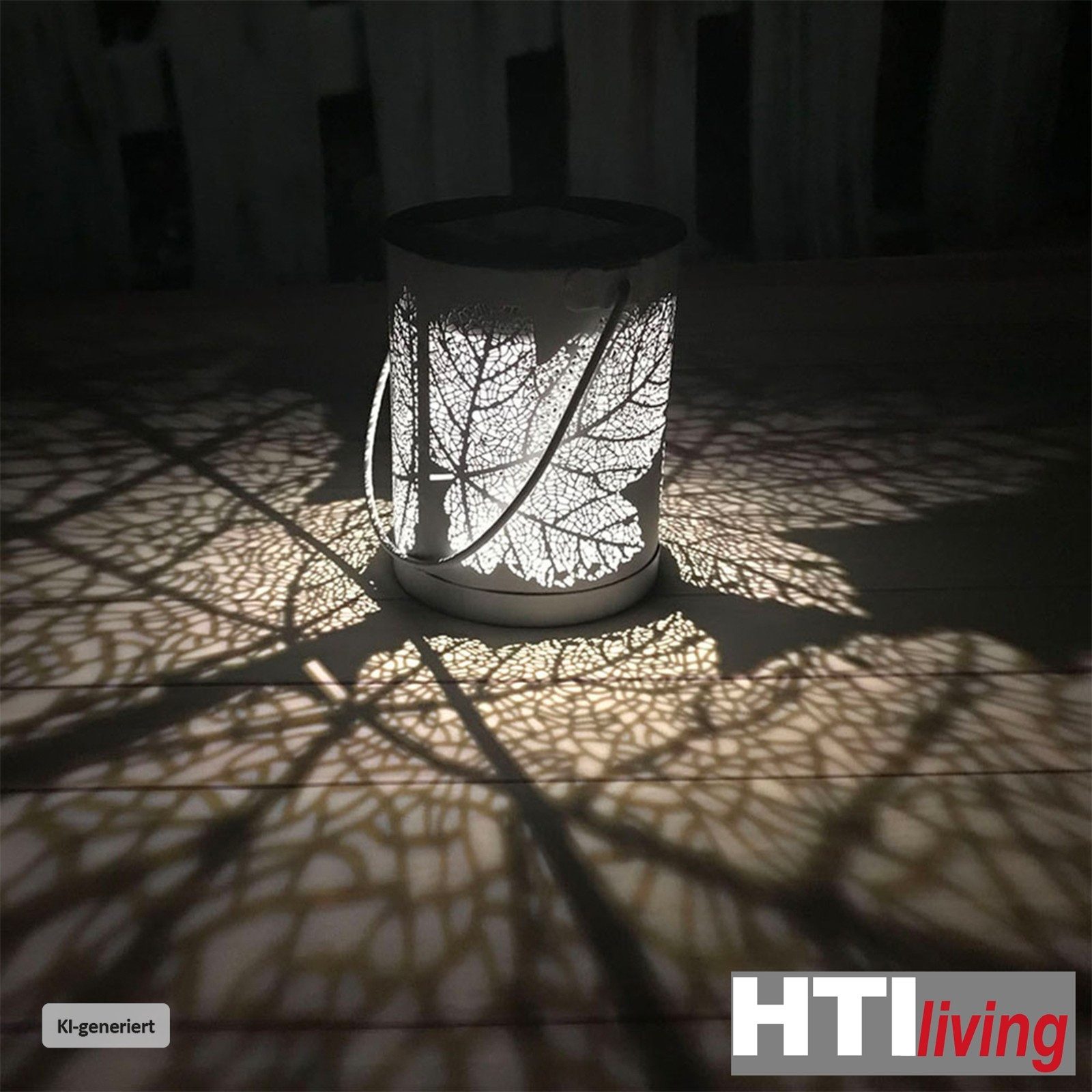 HTI-Living LED Solarleuchte Solarlaterne Blatt Luna, nicht relevant, LED – Bild 2 von 4