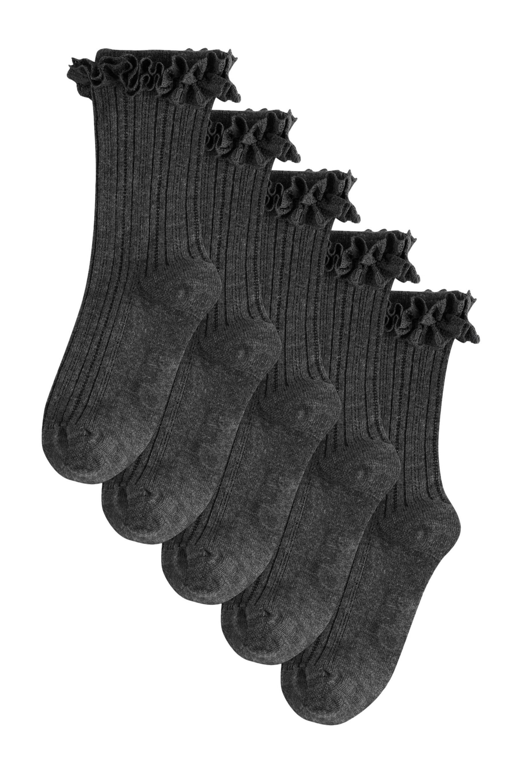 Basicsocken Clarks gerüschte Socken für Mädchen, 5er-Pack
