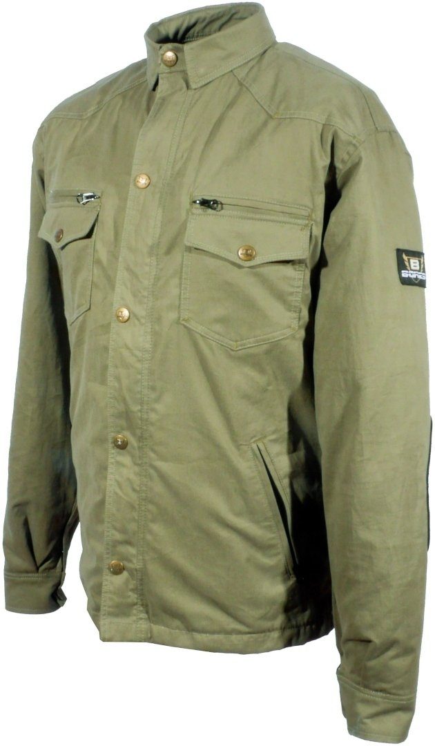 Bores Motorradjacke Military Jack Olive Motorrad Hemd Rückenprotektor enthalten,wasserdicht