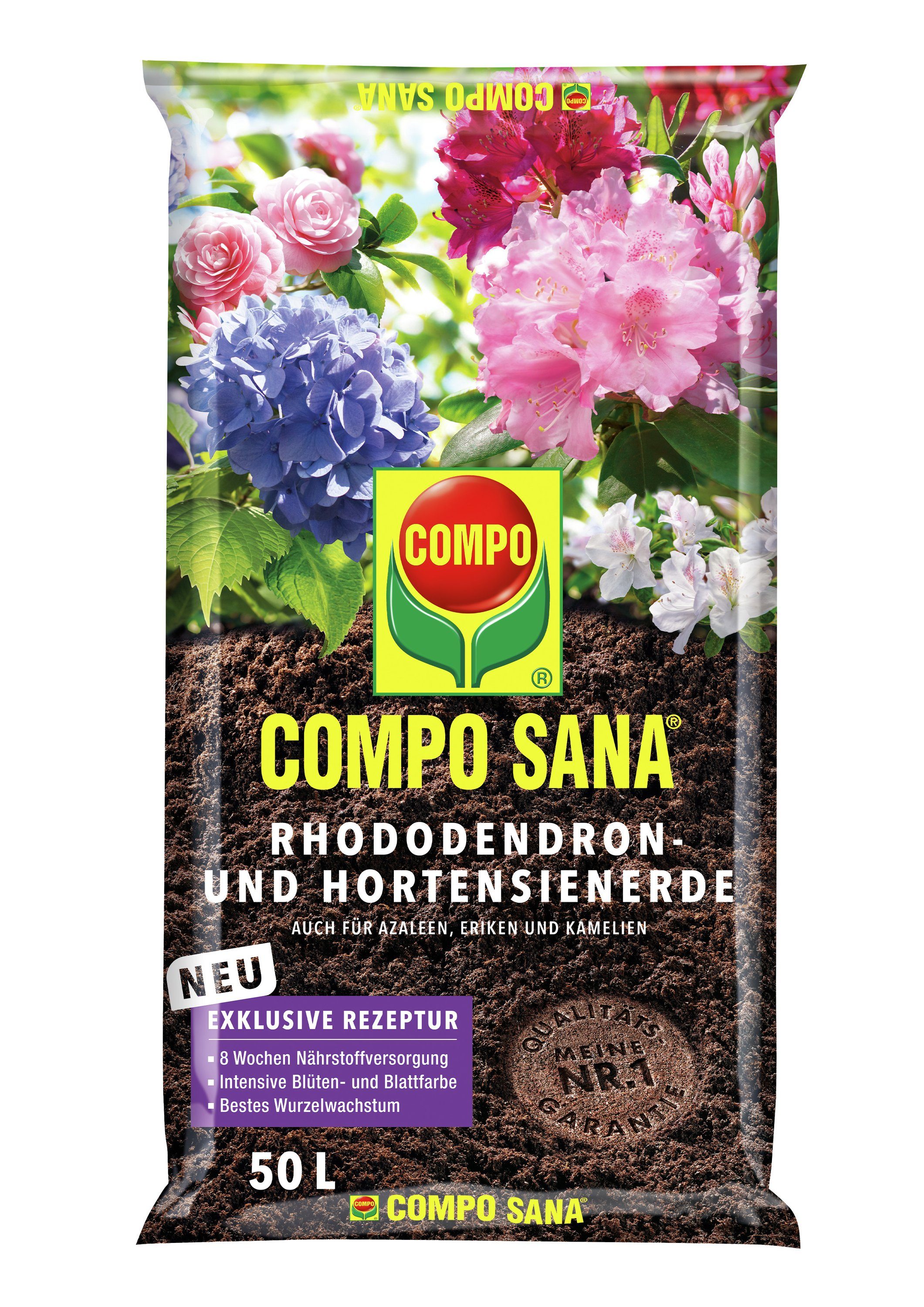 Compo Spezialerde SANA Rhodo- und Hortensienerde