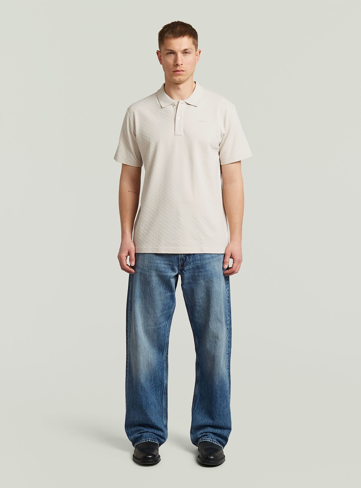 G-STAR Poloshirt Core Regular Jacquard Poloshirt
