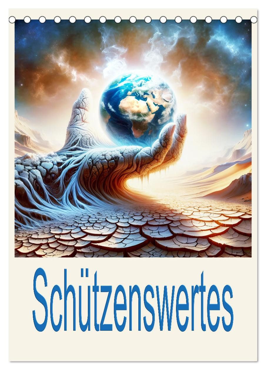 CALVENDO Wandkalender Schützenswertes (Tischkalender 2026 DIN A5 hoch), CALVENDO Monatskalen