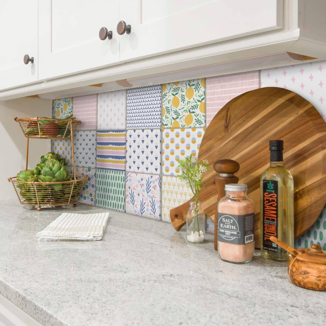 K&L Wall Art Fliesenaufkleber selbstklebend Klebefliese günstig online kaufen