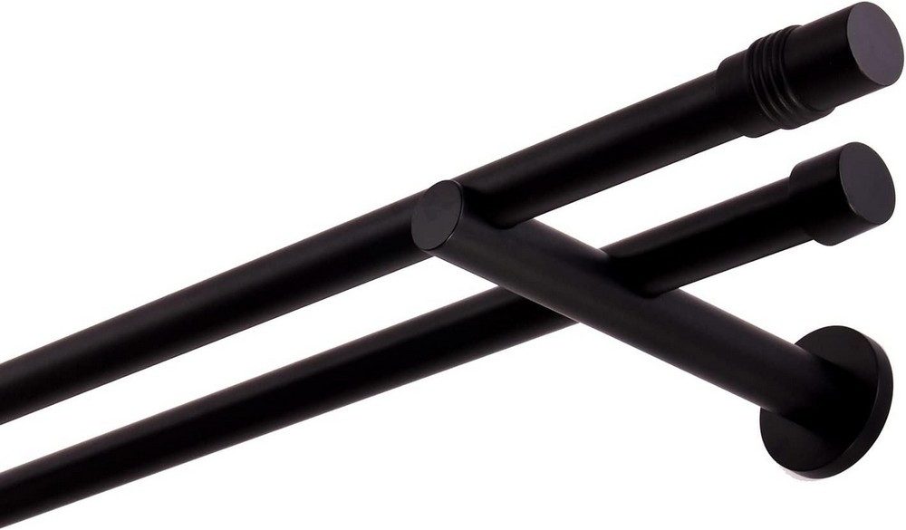MDEKOR Gardinenstange, 2-läufig, kürzbar, Wandmontage, Gardinenstange Vorha günstig online kaufen