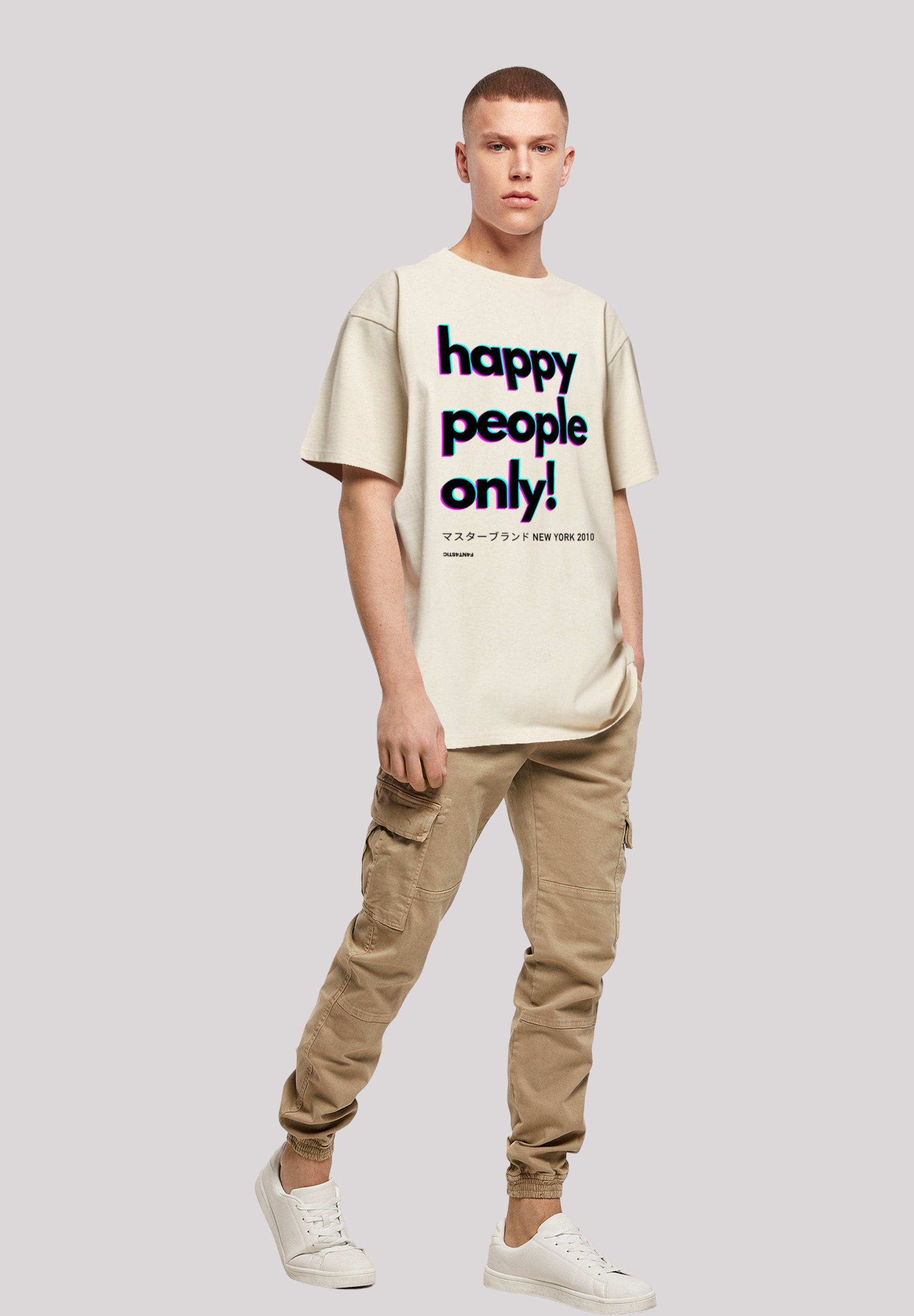 York Happy F4NT4STIC only sand Print T-Shirt New people