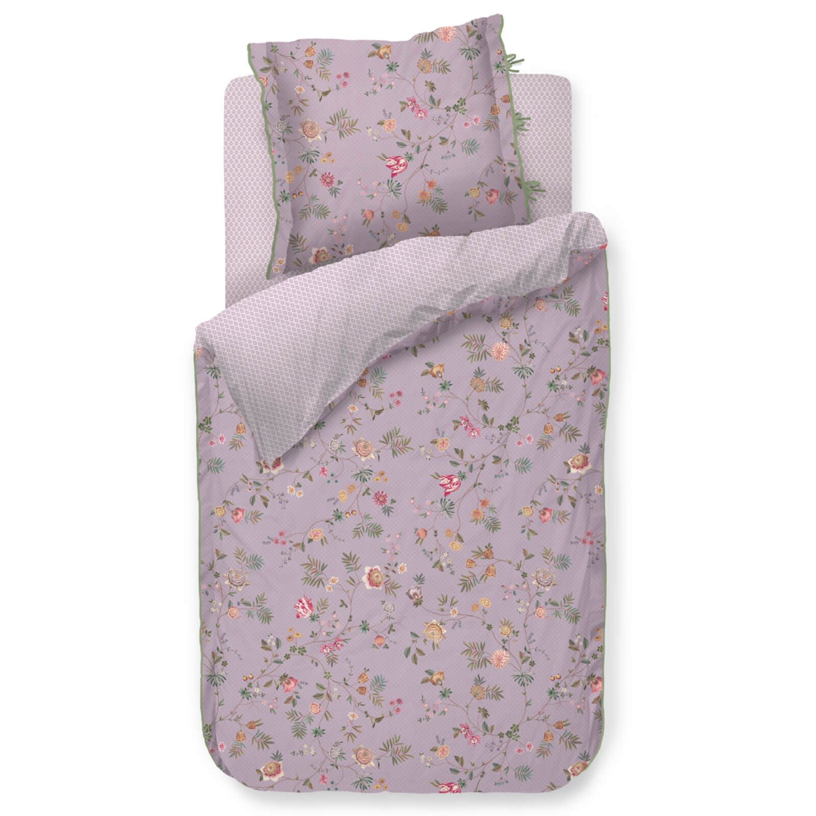 PiP Studio Bettwäsche Bettwäsche La Dolce Vita Lila, Perkal, 2 teilig, Blüt günstig online kaufen