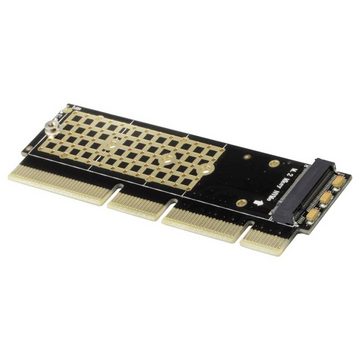 AXAGON PCI-E 3 16x - M.2 SSD NVMe, 80mm SSD, low profile Modulkarte