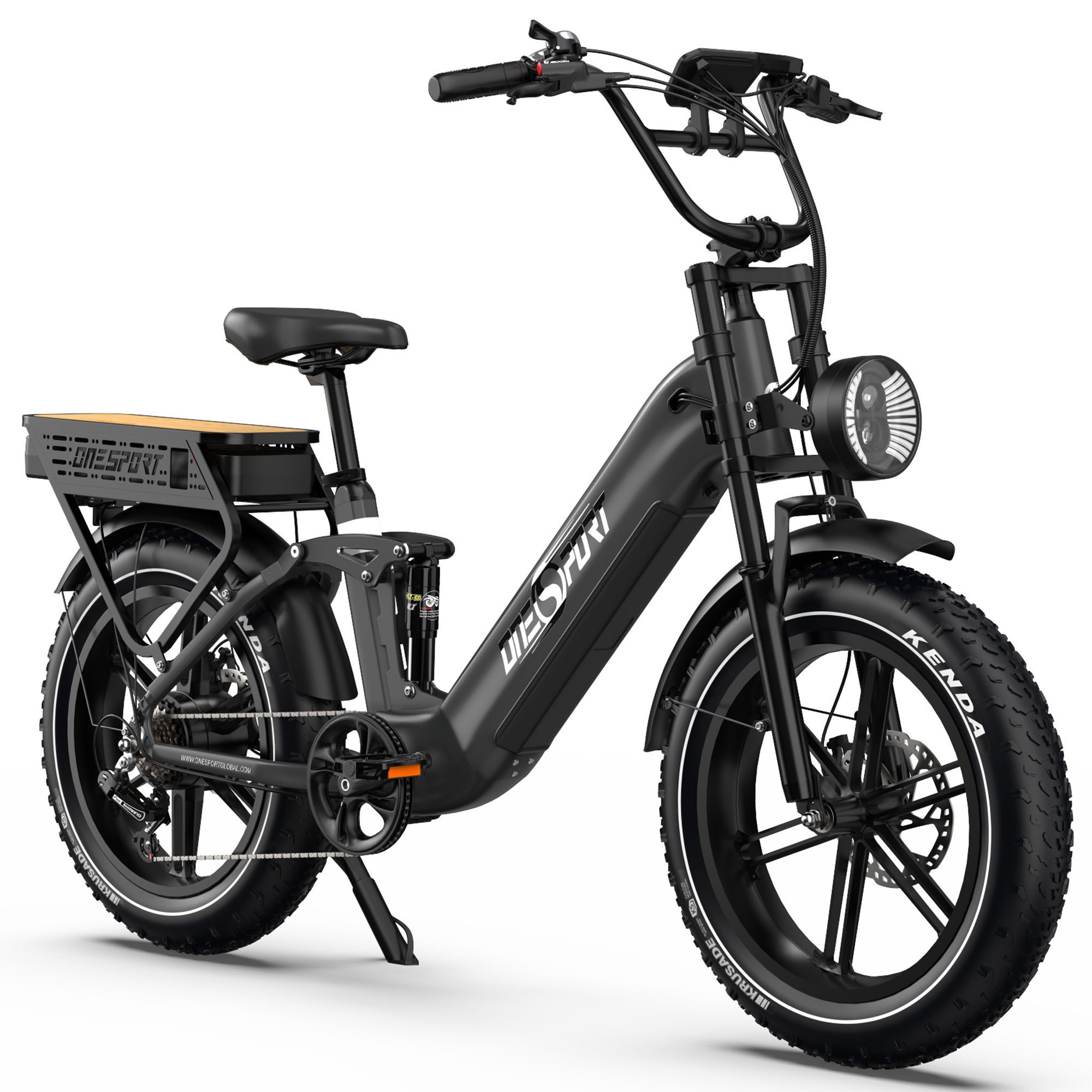 Onesport E-Bike Cityrad OT08pro herren 1728WH Elektrofahrrad 204.0 Zoll 36AH 48V damen, 7 Gang Shimano, Kettenschaltung, Heckmotor, 1728 Wh, Cityrad 7 Gang Shimano, hydraulischen Scheibenbremse, Kettenschaltung