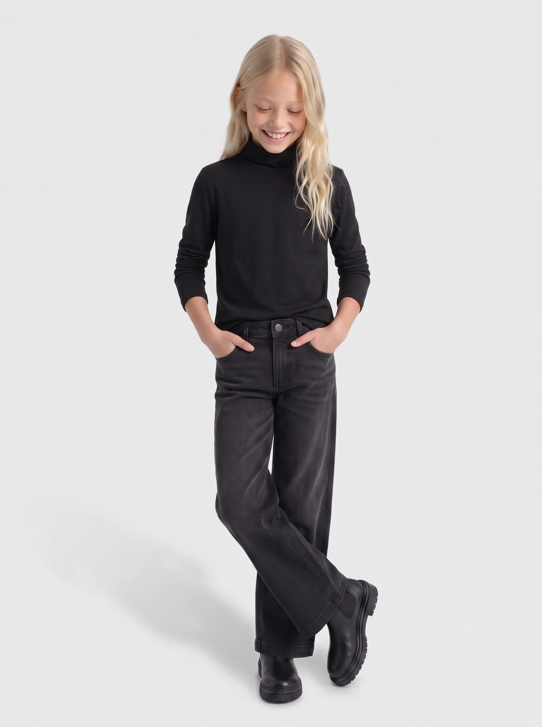 KIDS ONLY Rollkragenshirt KOGLELA L/S ROLLNECK TOP 2-PACK JRS (Packung, 2-tlg) Viskosemischung – Bild 5 von 5