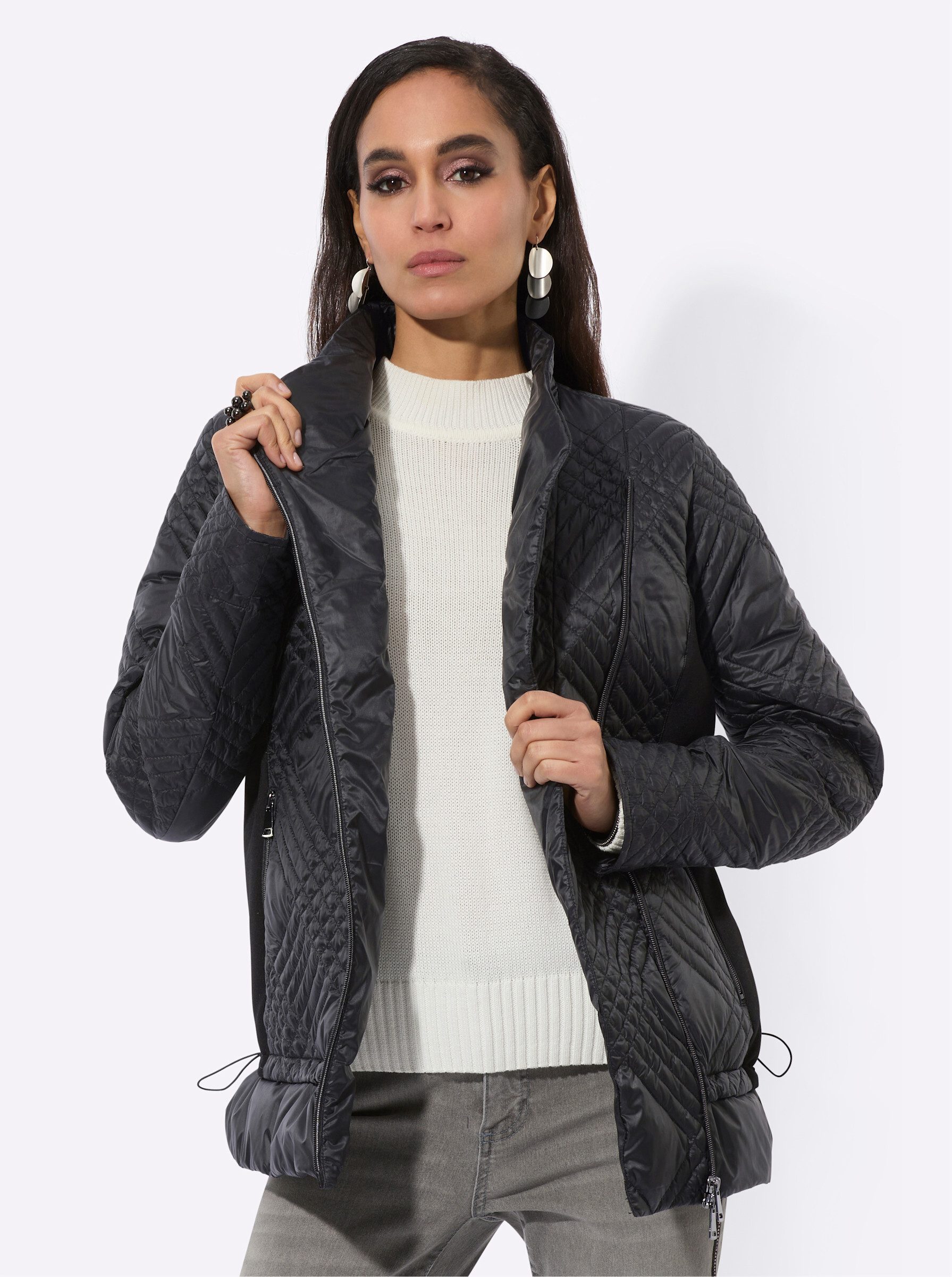 creation L Allwetterjacke Daunenjacke Langarm