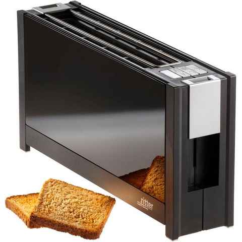 ritter Toaster volcano 5 schwarz, 1 langer Schlitz, für 2 Scheiben, 950 W