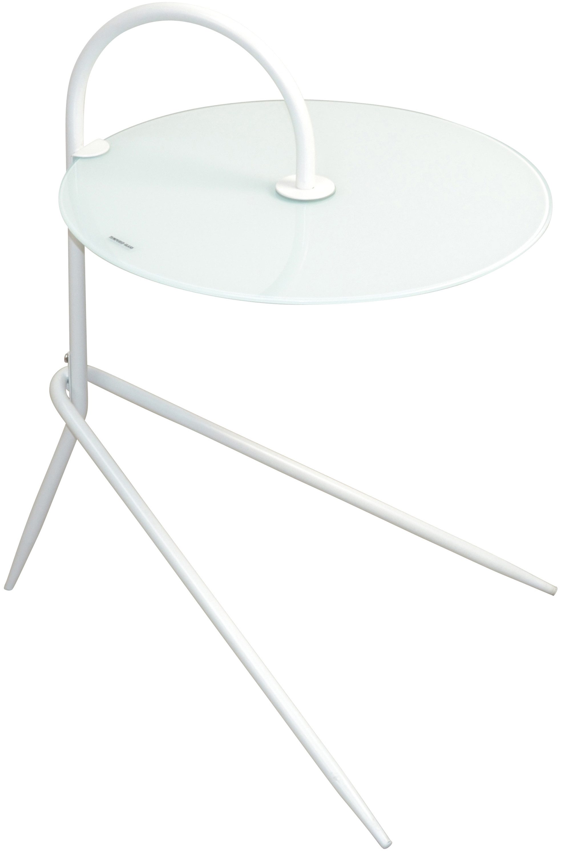 HOFMANN LIVING AND MORE Beistelltisch, Mit Sicherheitsglasplatte