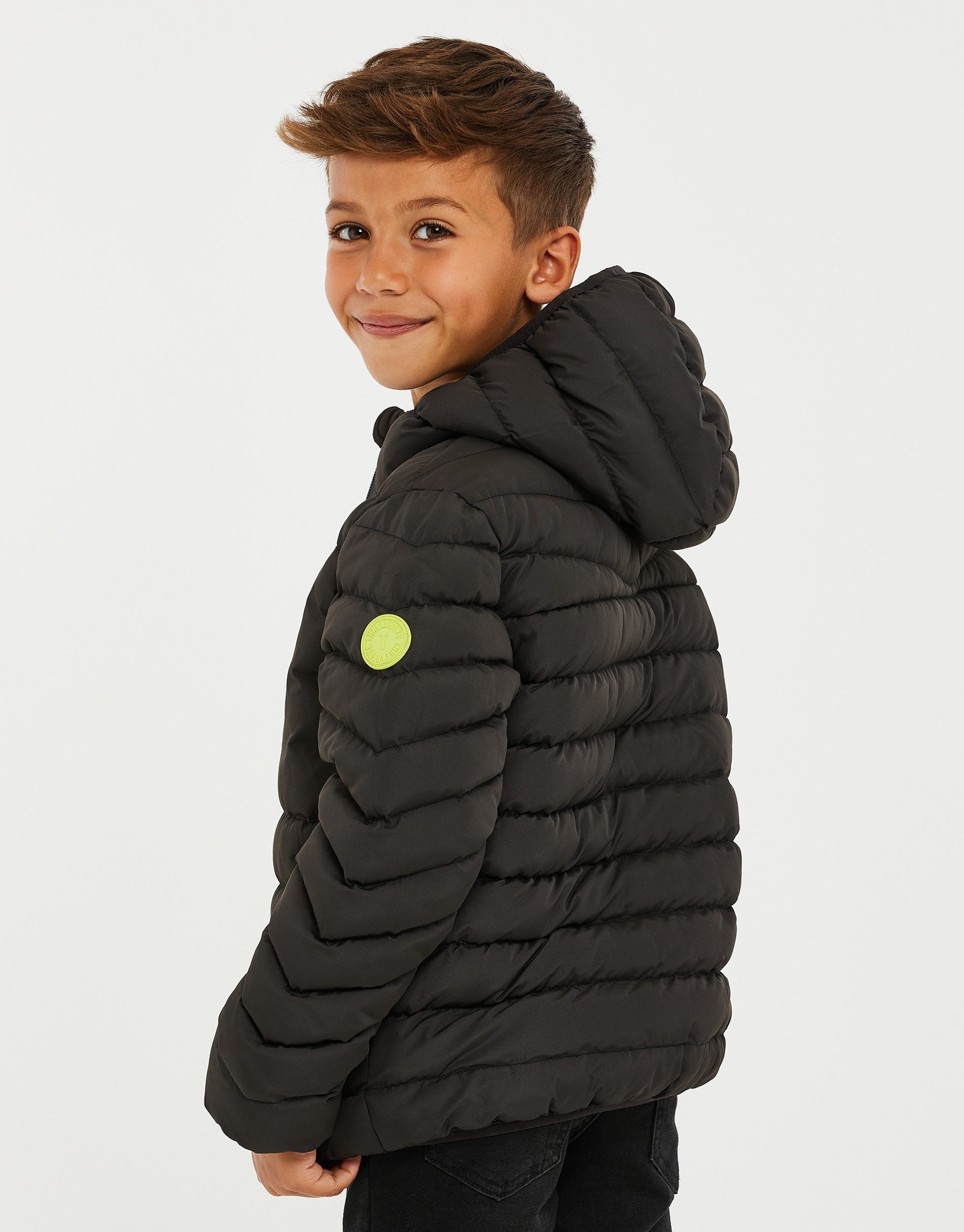 Threadboys Steppjacke Puffer Coat Jagger mit Kapuze