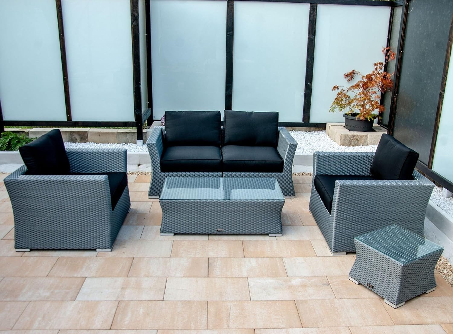 Ragnarök Möbel-Design Gartenlounge-Set Gartenlounge Set