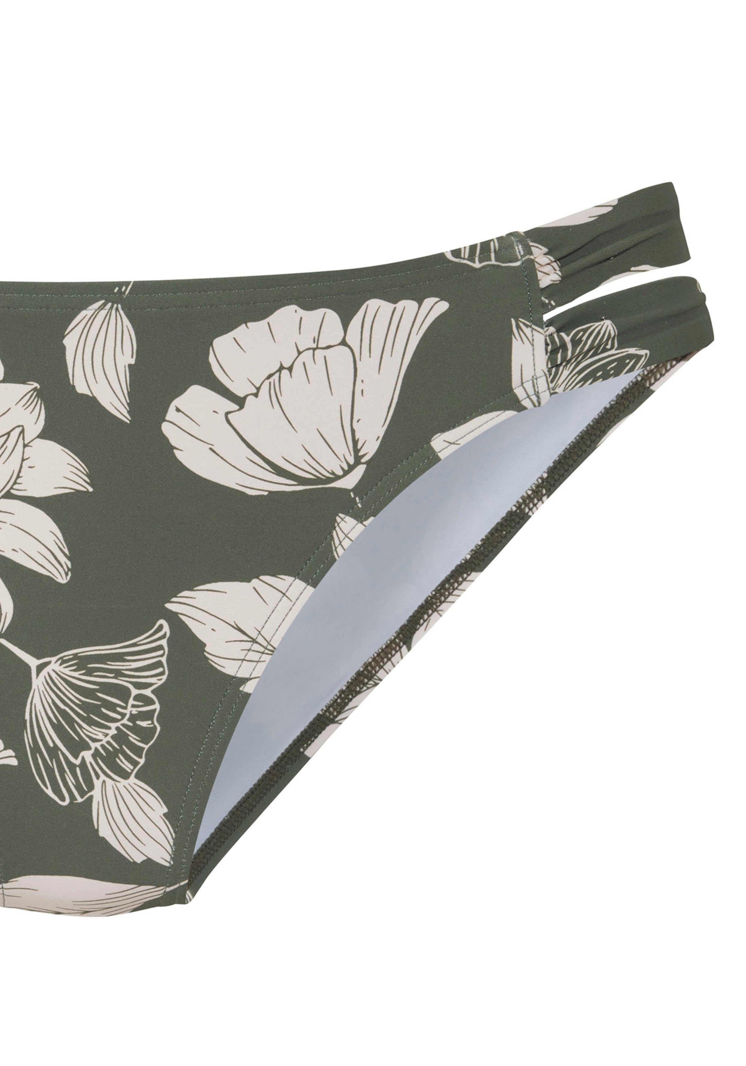 s.Oliver Bikini-Hose Lady mit floralem Design günstig online kaufen