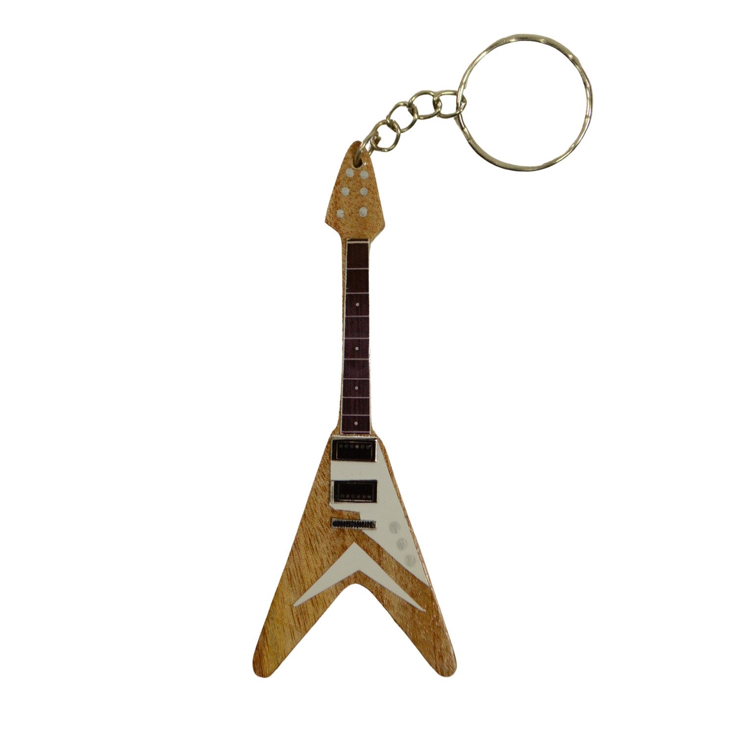 FTWdesign Schlüsselanhänger Rock-Gitarre Schlüsselanhänger