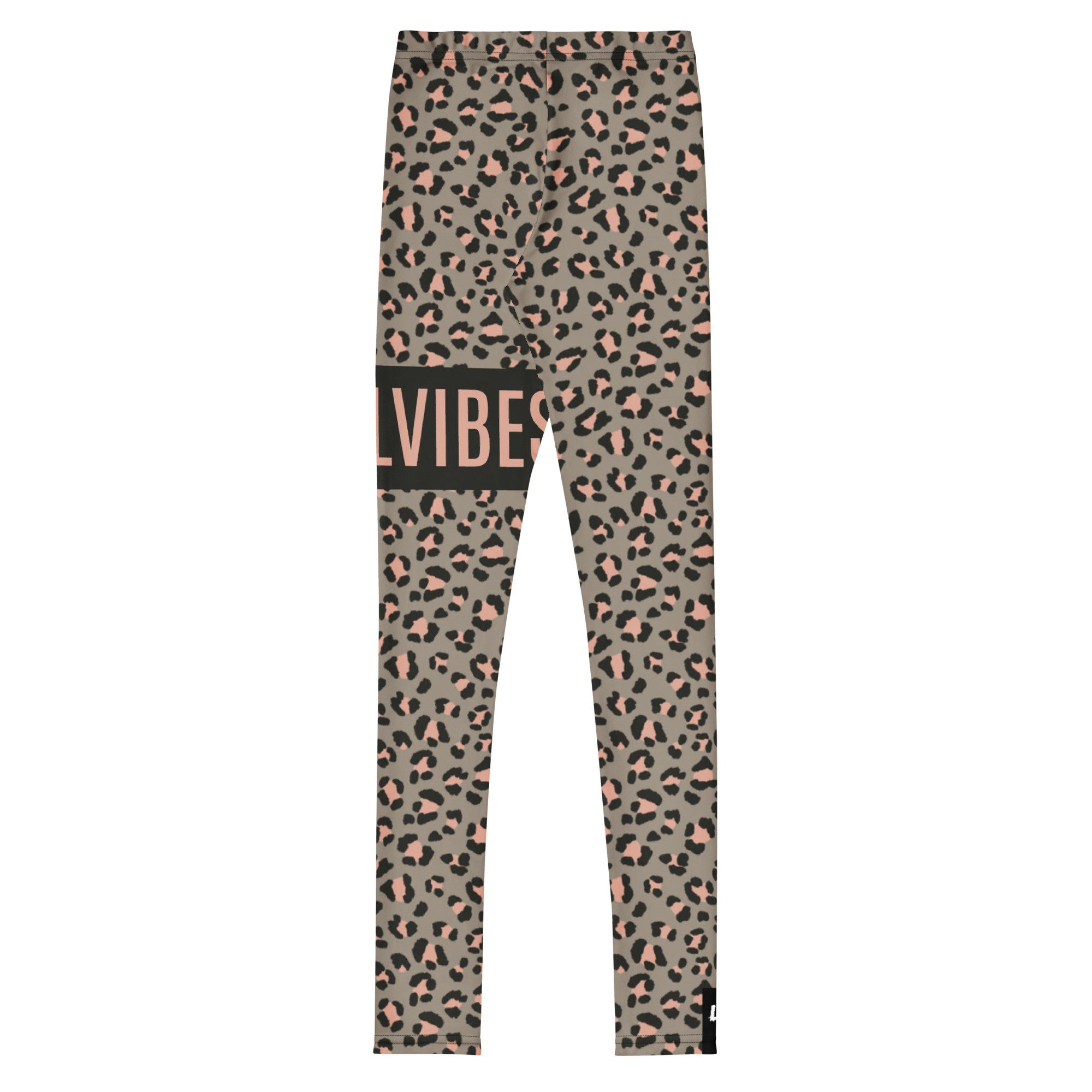 DECALVIBES Leggings Mädchen Leggings für Kinder & Jugendliche Urban Side Leopard Grey 4-Wege-Stretch, weiches Material, formstabil, komfortabler Sitz – Bild 3 von 5