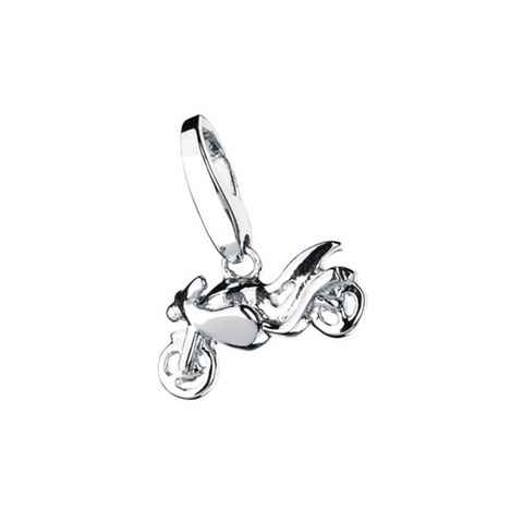 GIORGIO MARTELLO MILANO Charm-Einhänger Motorrad, Silber 925