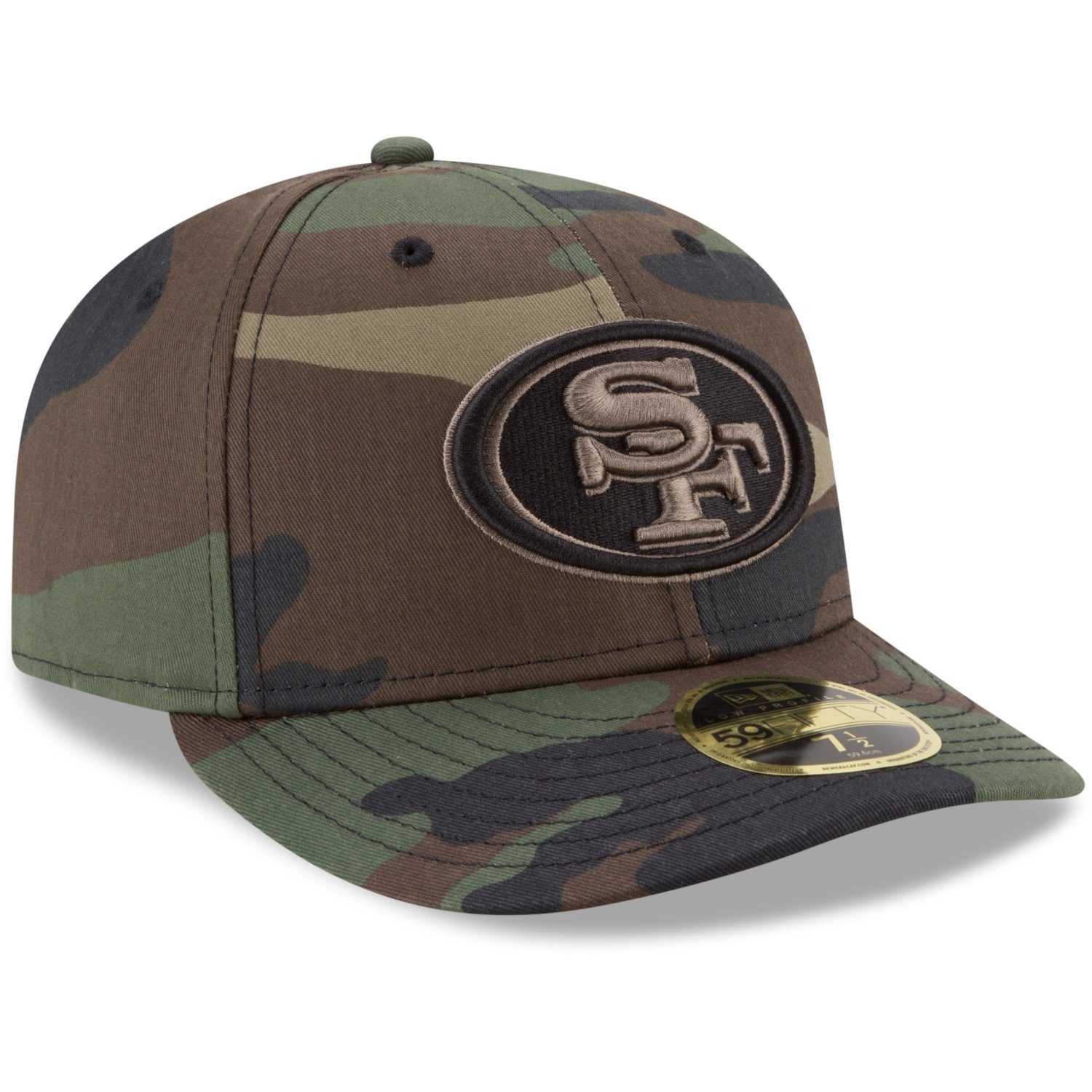 New Era San NFL Cap Francisco woodland Low Profile 59Fifty Fitted 49ers Teams
