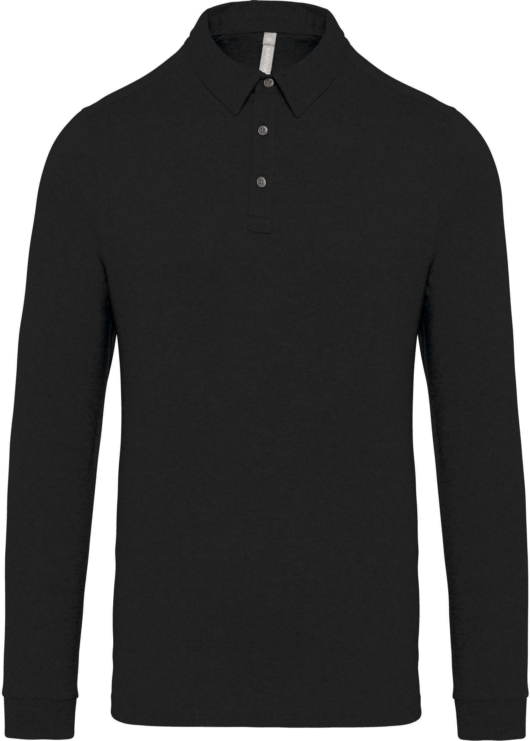 Kariban Langarm-Poloshirt Langarm-Polohemd für Herren aus günstig online kaufen