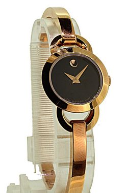 MOVADO Quarzuhr Movado Swiss Made Damen Uhr Rondiro 0607065