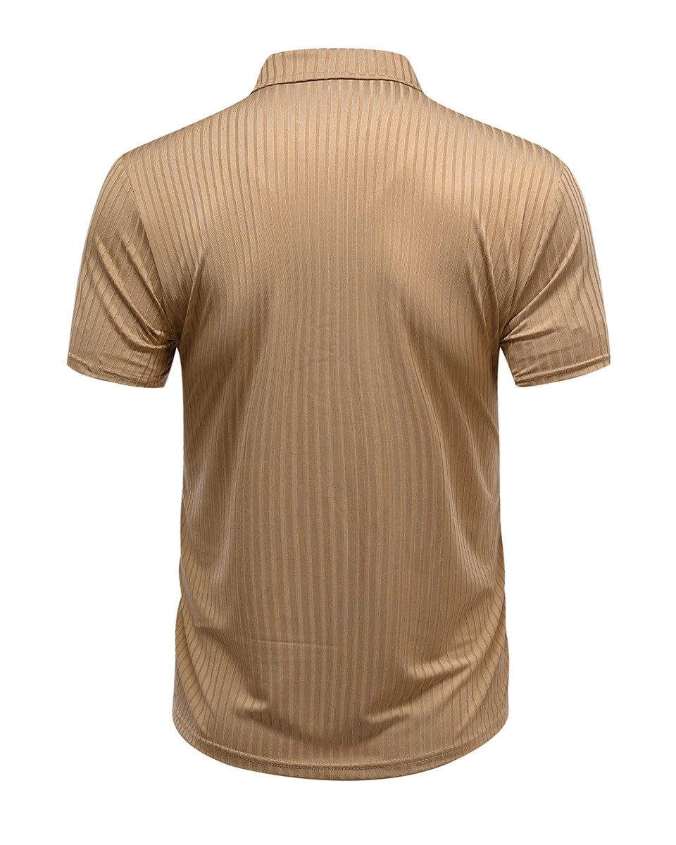 Allthemen Poloshirt im Slim-Fit Kurzarm Polo-Hemd günstig online kaufen