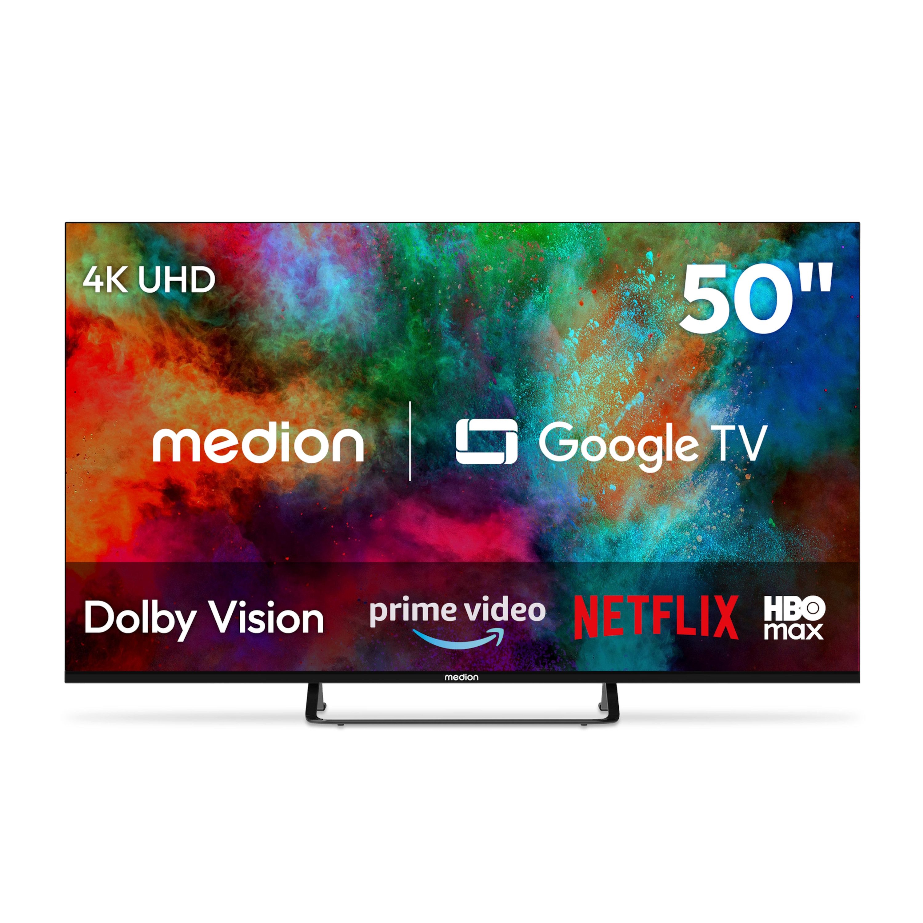 Medion® MD850401 LCD-LED Fernseher (125.7 cm/50 Zoll, 4K Ultra HD, 60Hz, X8502602)