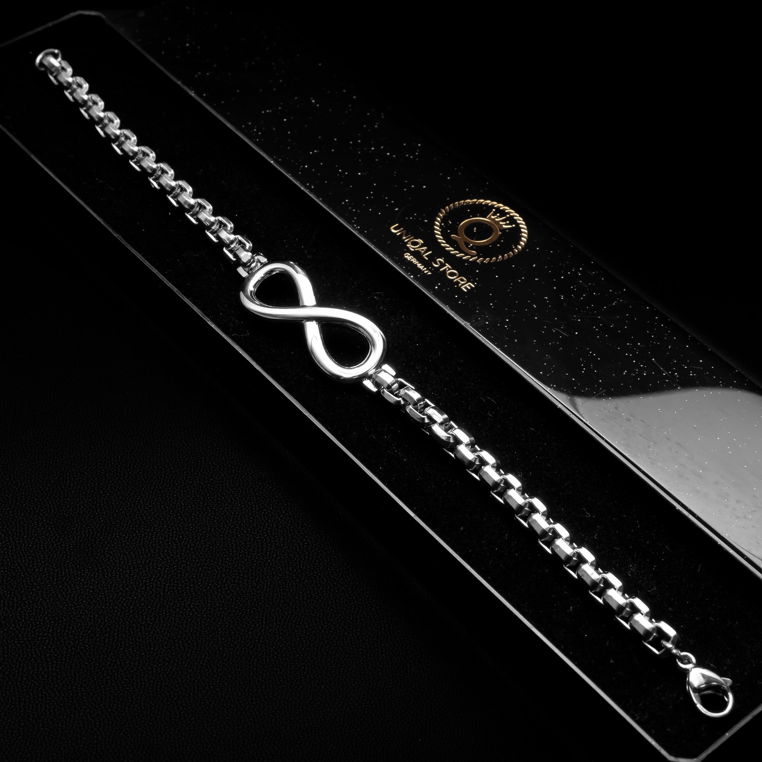 UNIQAL.de Edelstahlarmband Unendlichkeit Edelstahl Armband "INFINITY günstig online kaufen