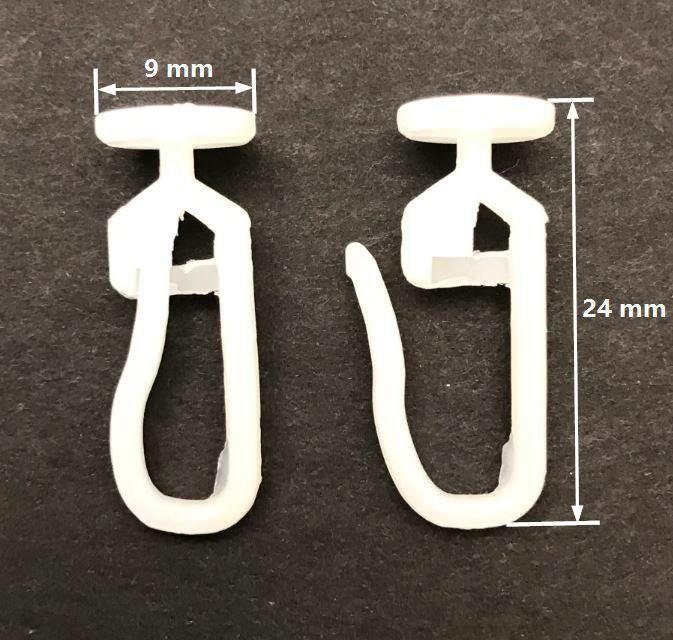 Gardinenleisten, (100-St), Ø Gardinenleisten Innenlaufsysteme, Gardinen, home, Gardinenschienen, Gleiter, my Gardinengleiter 9 für mm, Seitenschals, Vorhänge, Dekoschals,