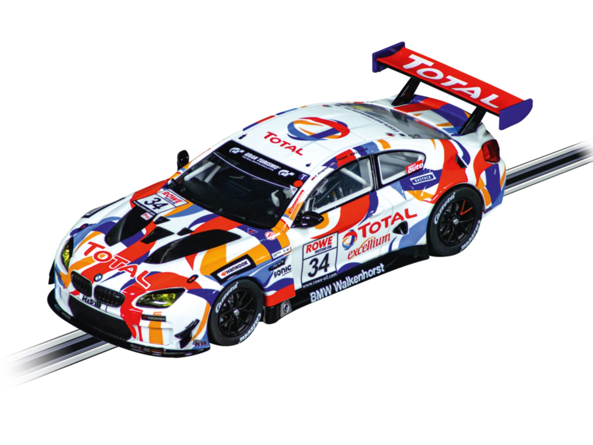 Rennbahn-Auto Carrera 20027698 EVOLUTION Auto BMW M6 GT3 "Walkenhorst Motorsport, No