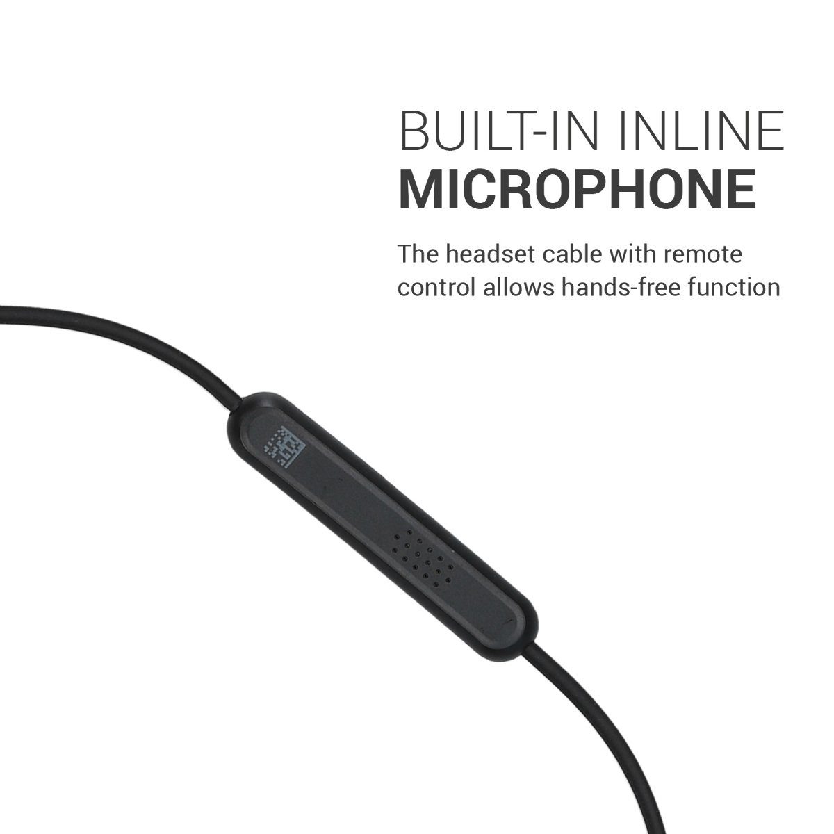 kwmobile Kopfhörerkabel für Bose QuietComfort 35 Audio-Kabel, (19.80 cm), Ersatz Kabel 140 cm Mikrofon Lautstärkeregler - 3.5mm Klinke