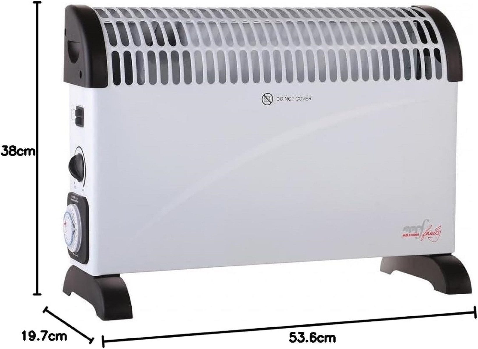 Melchioni Heizgerät THERMAL Heizkonvektor 2000W Flexibel einstellbare Heizleistung