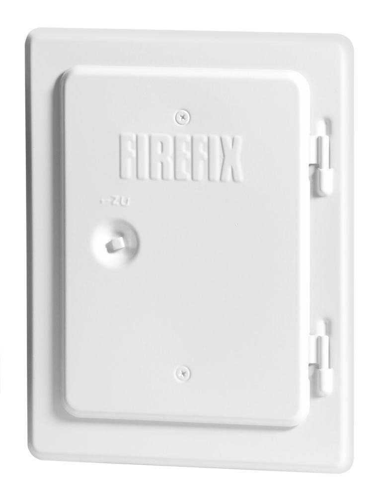 Firefix Kamintür FireFix Kamintür 14 x 20 cm, verzinkt, weiß
