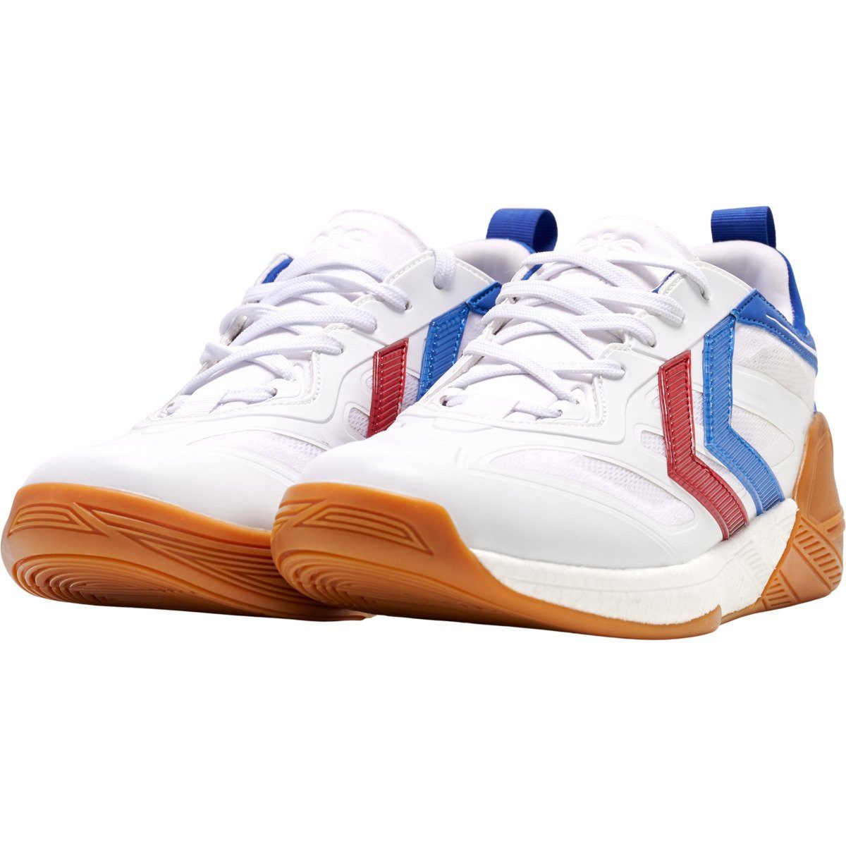 Hallen-Indoorschuhe Algiz 2.0 Lite Icon weiss/blau Herren Squashschuh