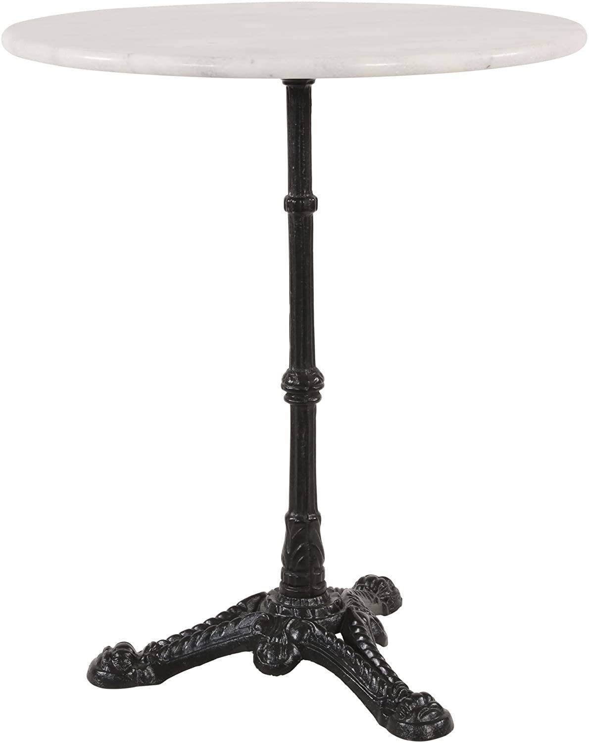 Lesli Living Bistrotisch Gartentisch Bistrotisch Marmortisch Gastro weiß Gu günstig online kaufen