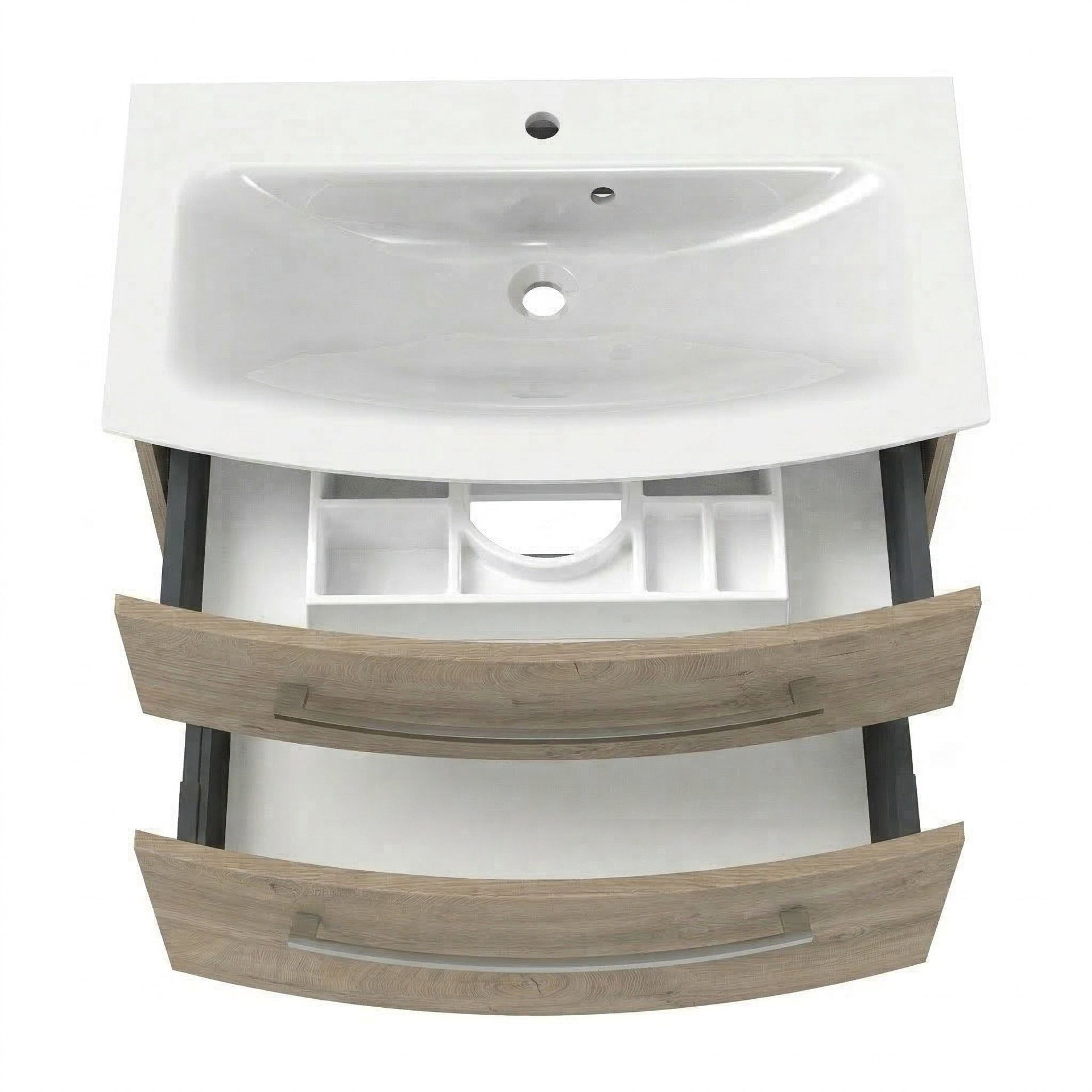 FACKELMANN Badmöbel-Set B.STYLE Badmöbel Set 4-teilig