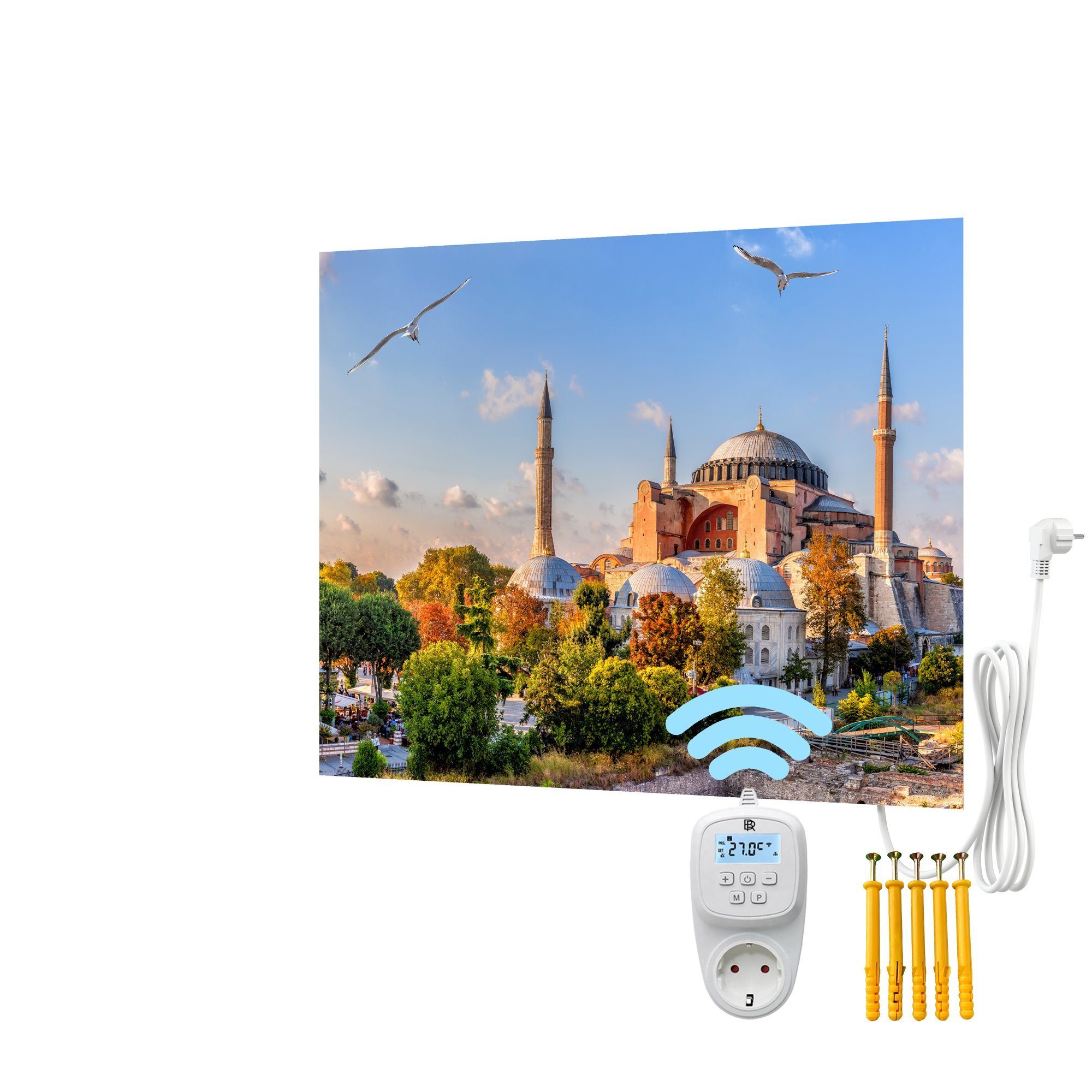 Bringer Infrarotheizung Bildheizung, Rahmenlose Bild Infrarotheizung, Motiv: Istanbul, Türkei