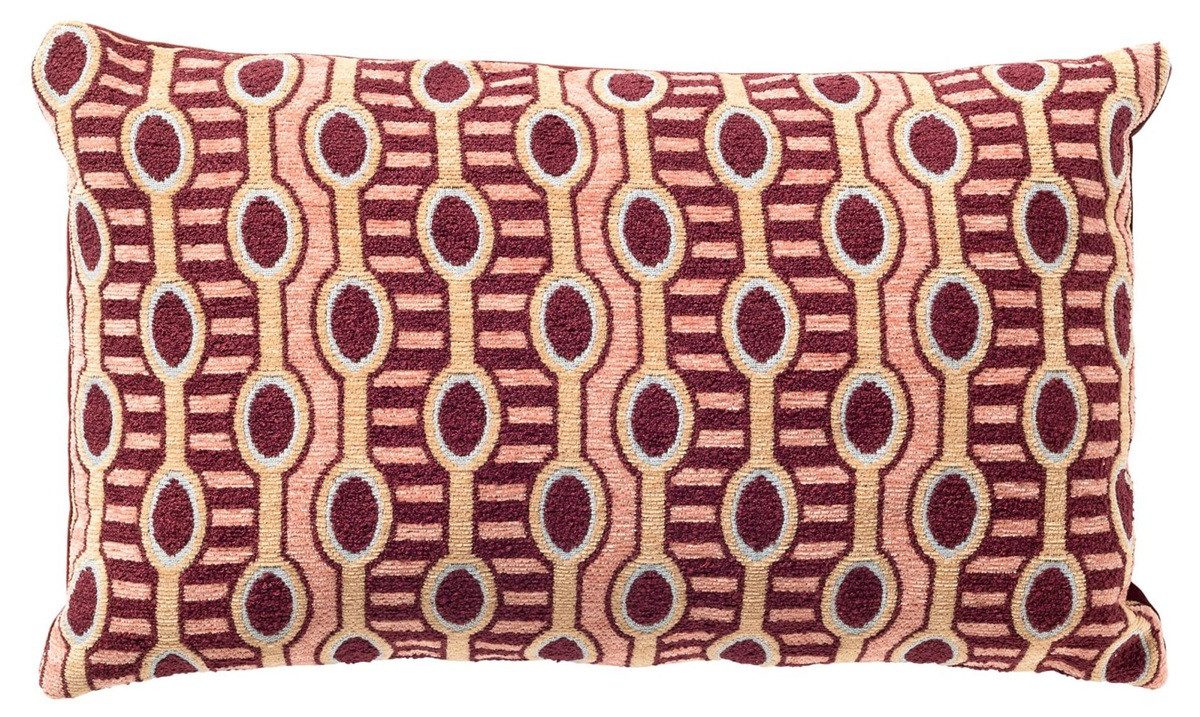 Dutch Decor Kissenbezug 'Liro' 30 x 50 cm Maroon Banner - Rot