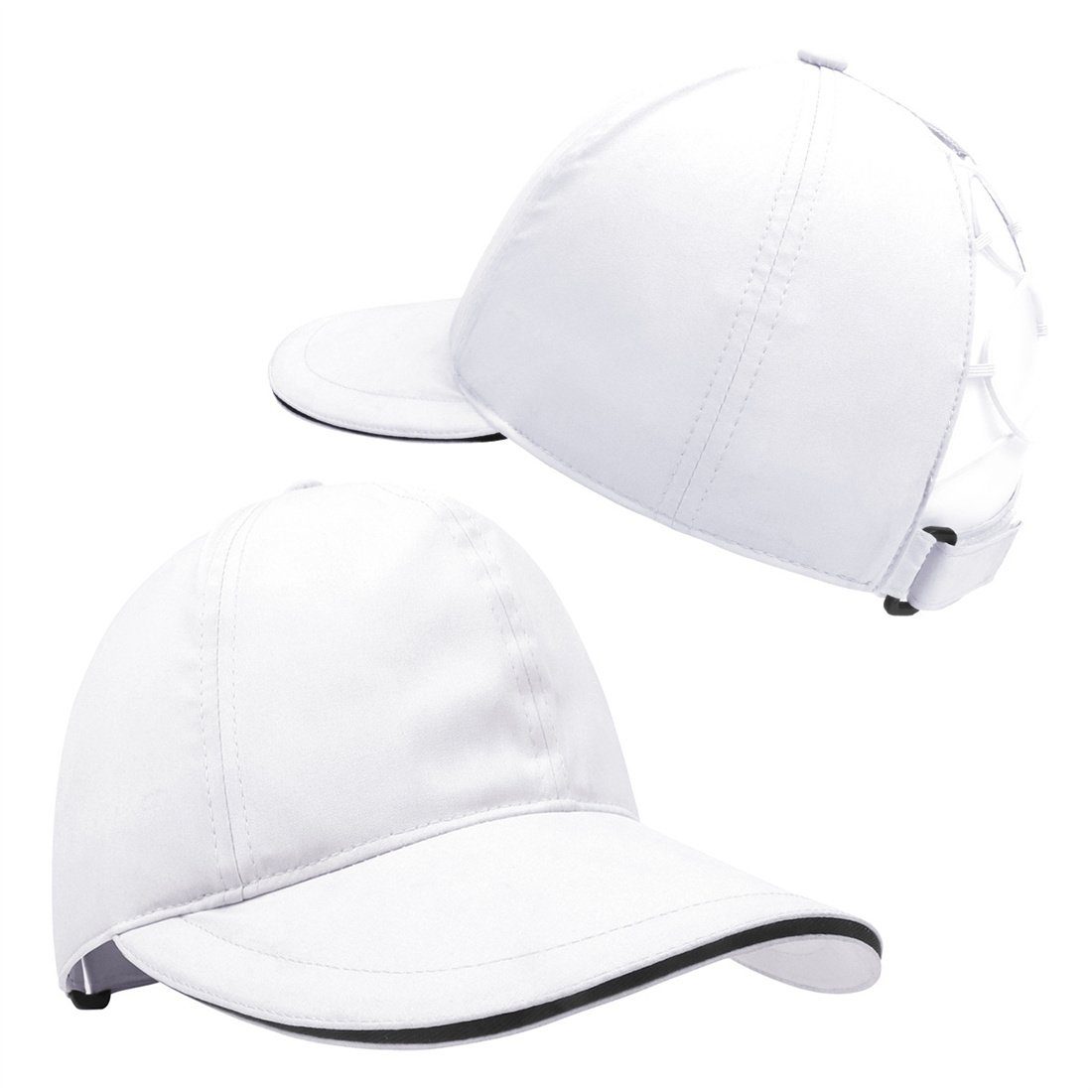 DÖRÖY Baseball Cap Outdoor-Baseballkappe für Frauen,schnell trocknende Kappe,Sonnenblende Weiß