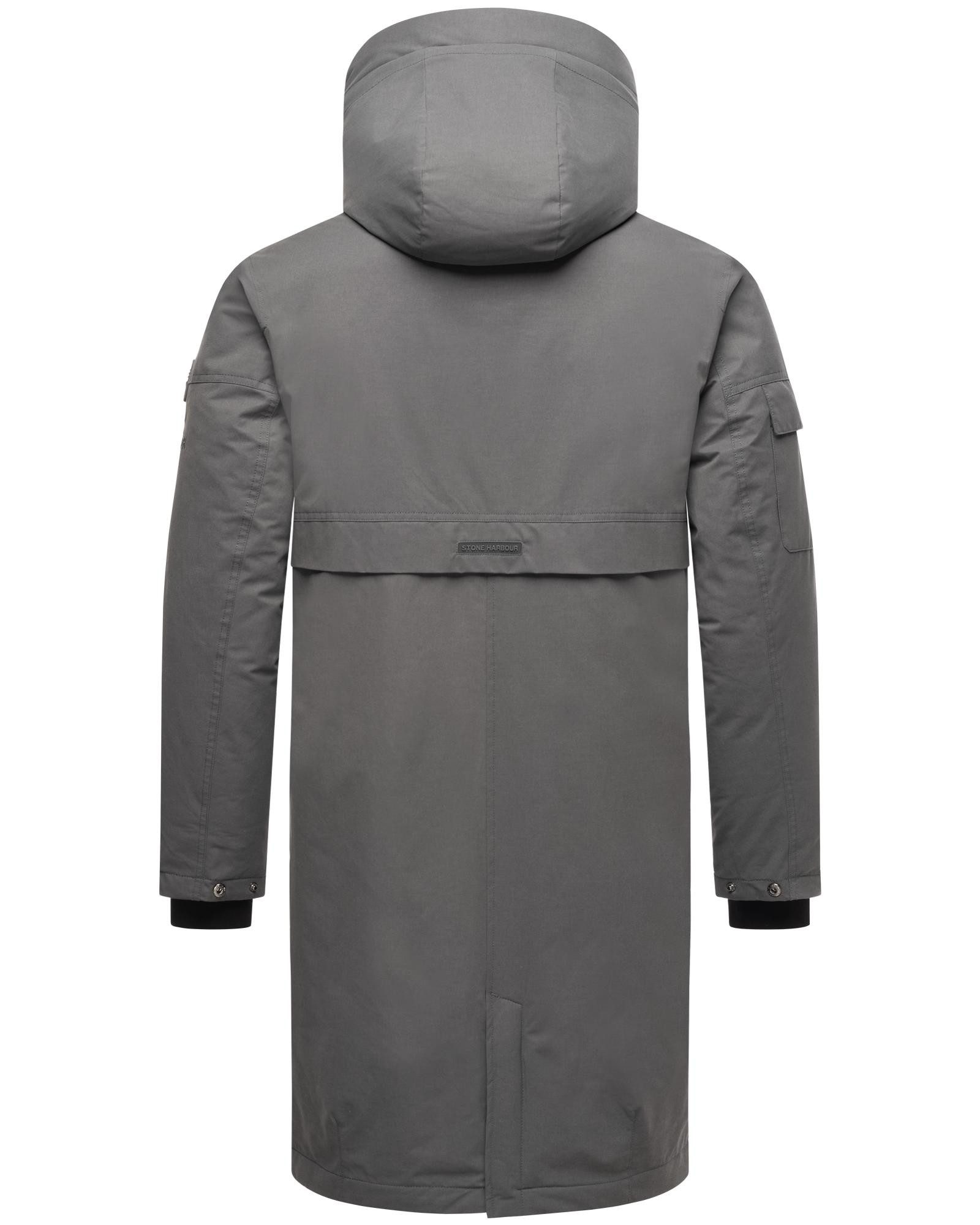 Stone Harbour Wintermantel Cyriaan XX Langer Herren Winterparka mit großen Eingrifftaschen