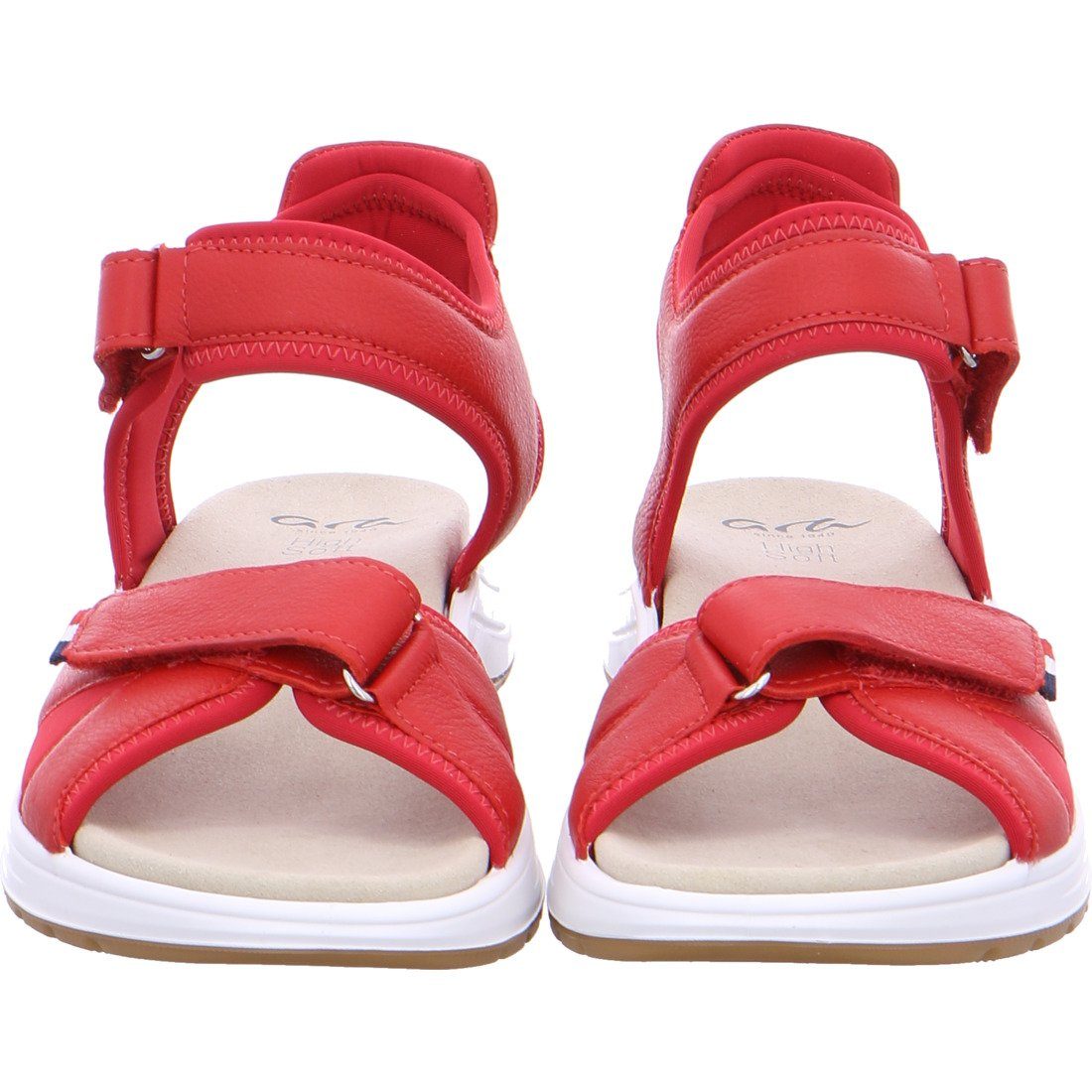 - rot Sandalette Sandalette Panama 042414 Schuhe, Ara Glattleder Ara