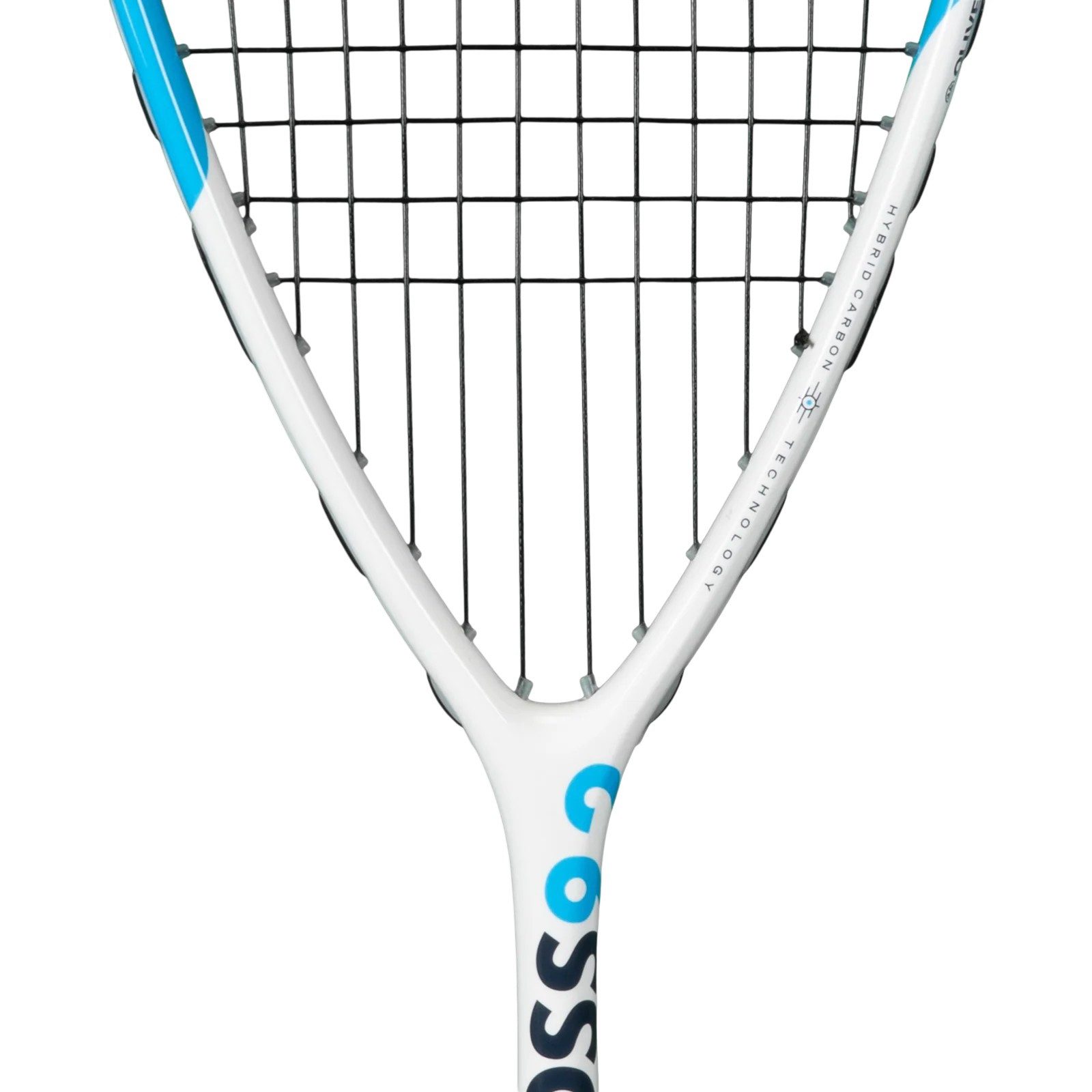 Oliver Squashschläger Cross 9.2 (155g, leicht kopflastig) weiss/blau - besaitet