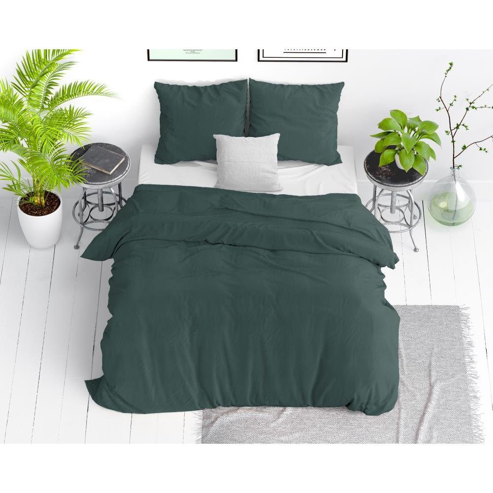 Sitheim-Europe Bettwäsche STONE WASHED Baumwolle Bettbezug & Kissenbezüge, günstig online kaufen